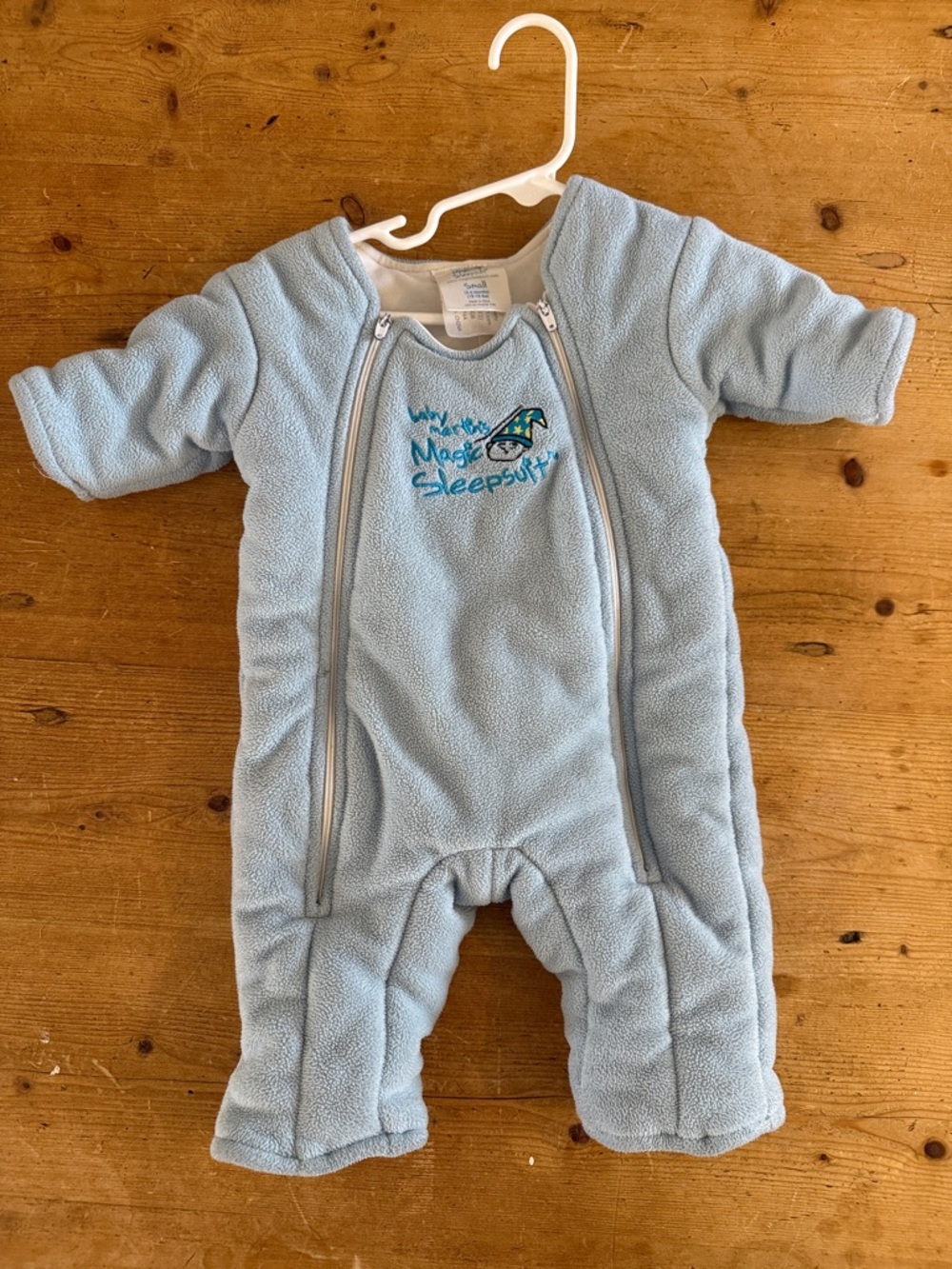 The Magic Sleepsuit Light Blue Fleece One-Piece Footie
